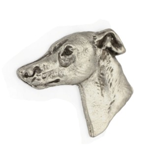 Whippet pin posrebrzony Art-Dog